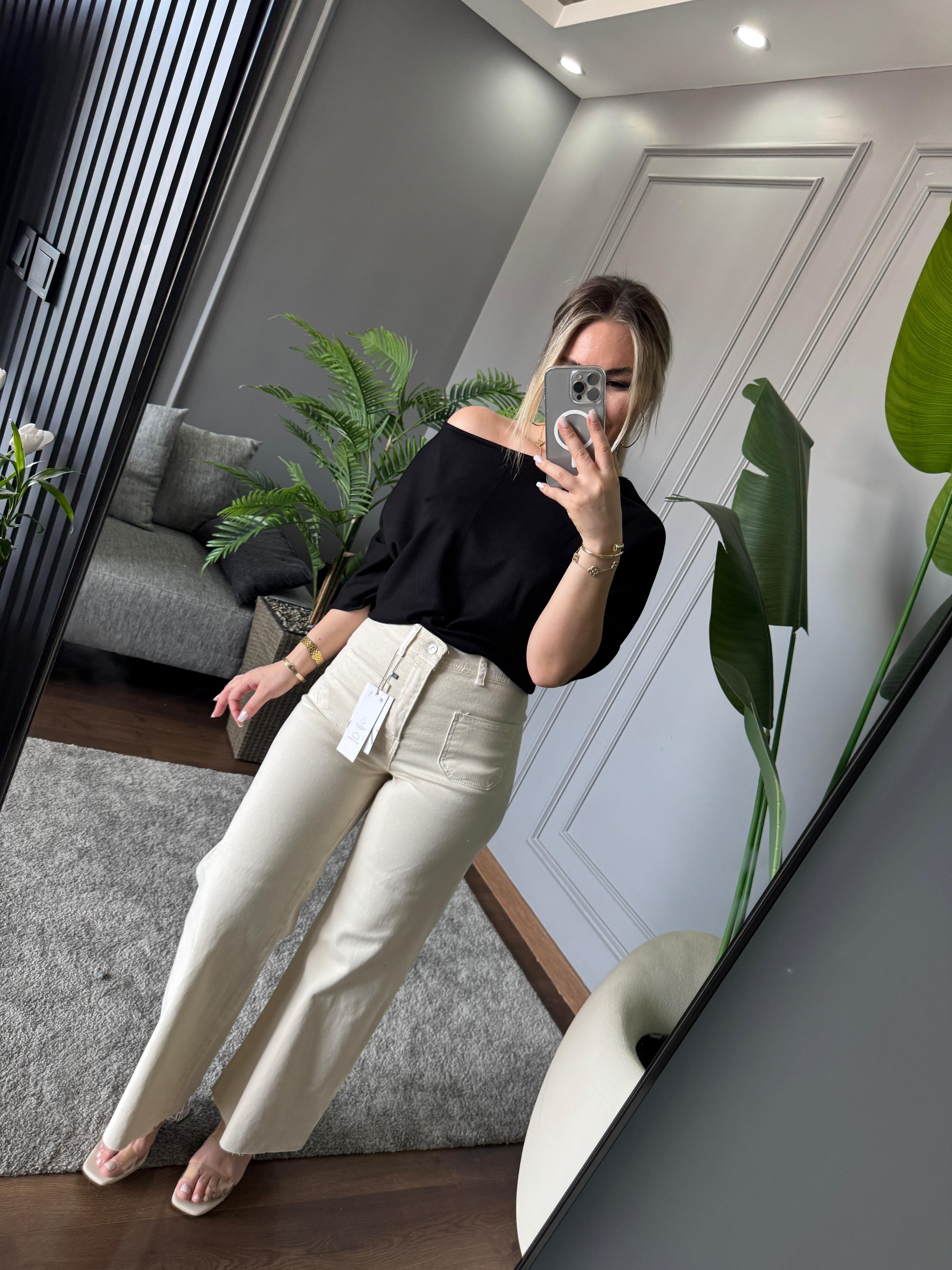 ÖNDEN CEP DETAY JEAN 