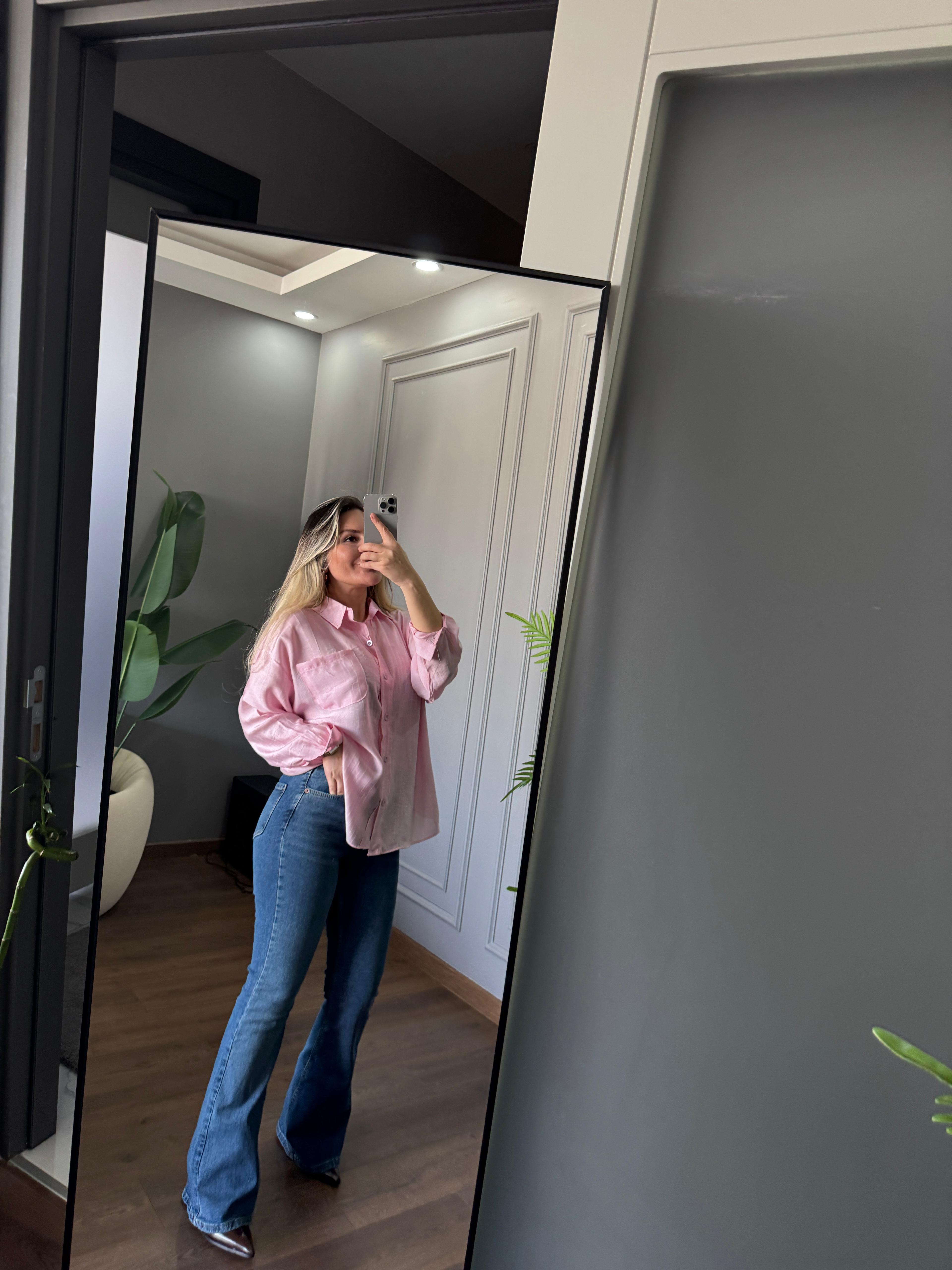 OVERSİZE ŞIK GÖMLEK 