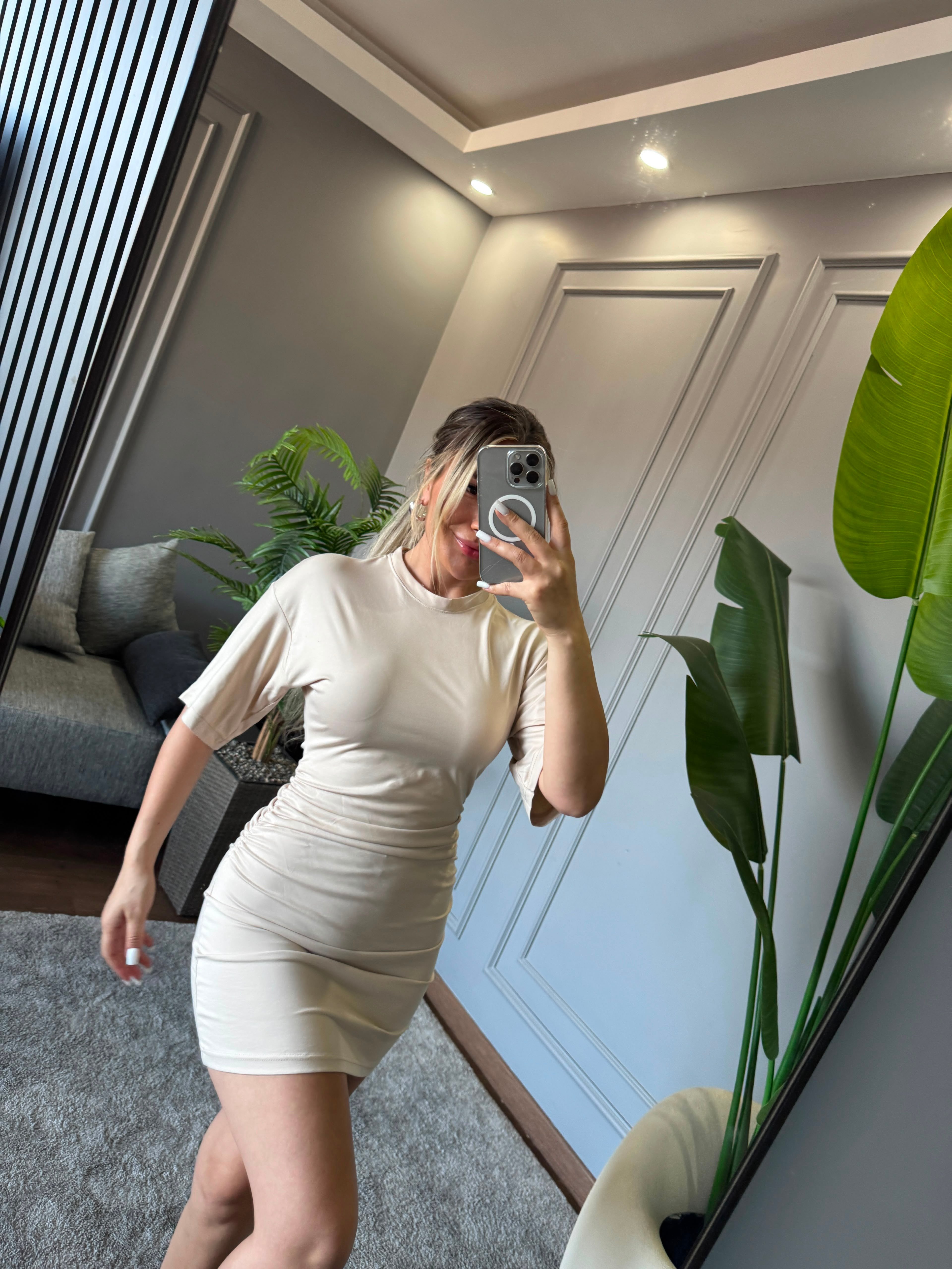 OYSHO KUMAŞ ELBİSE
