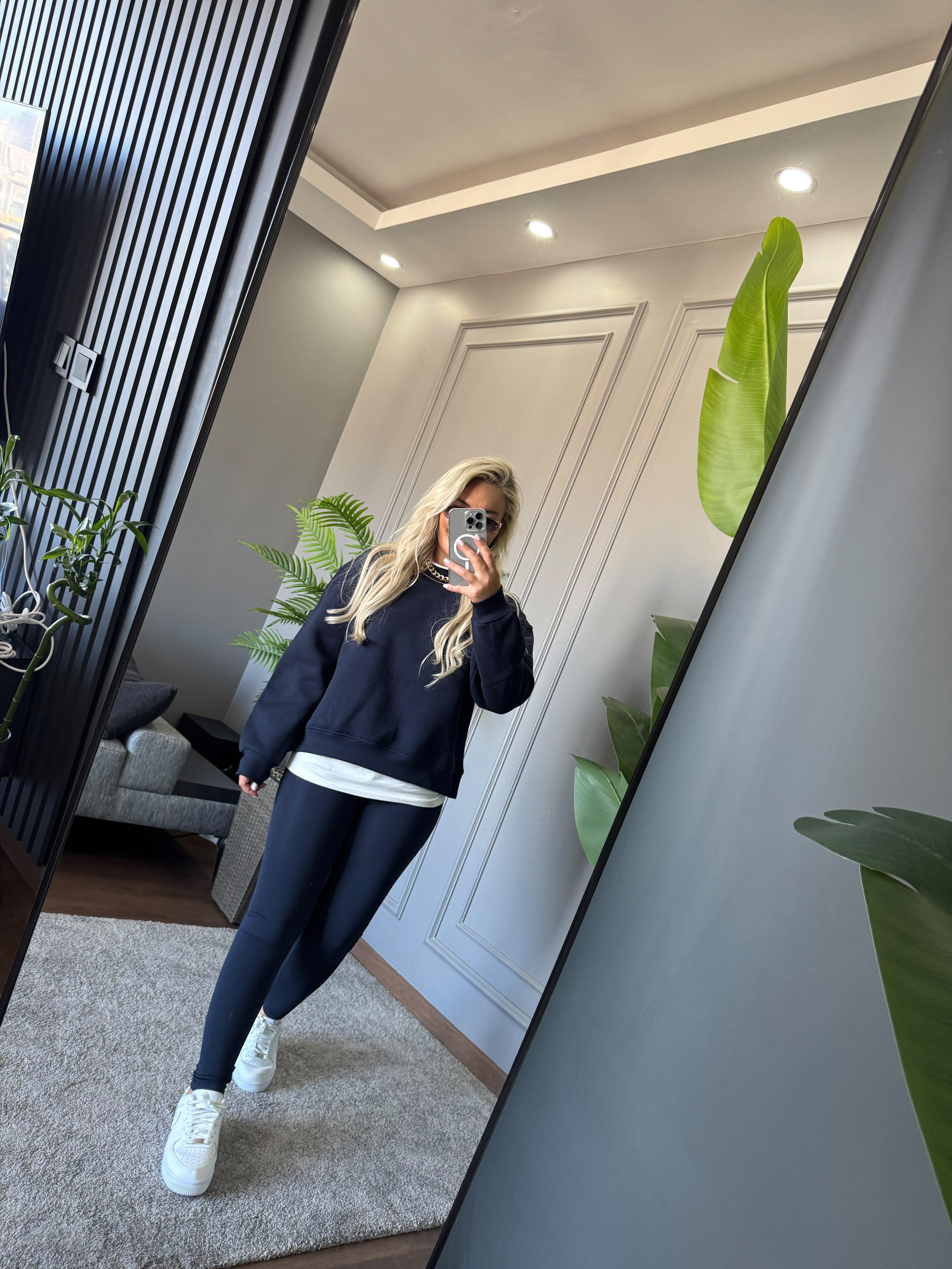 PENYE DETAY ŞARDONLU SWEAT 