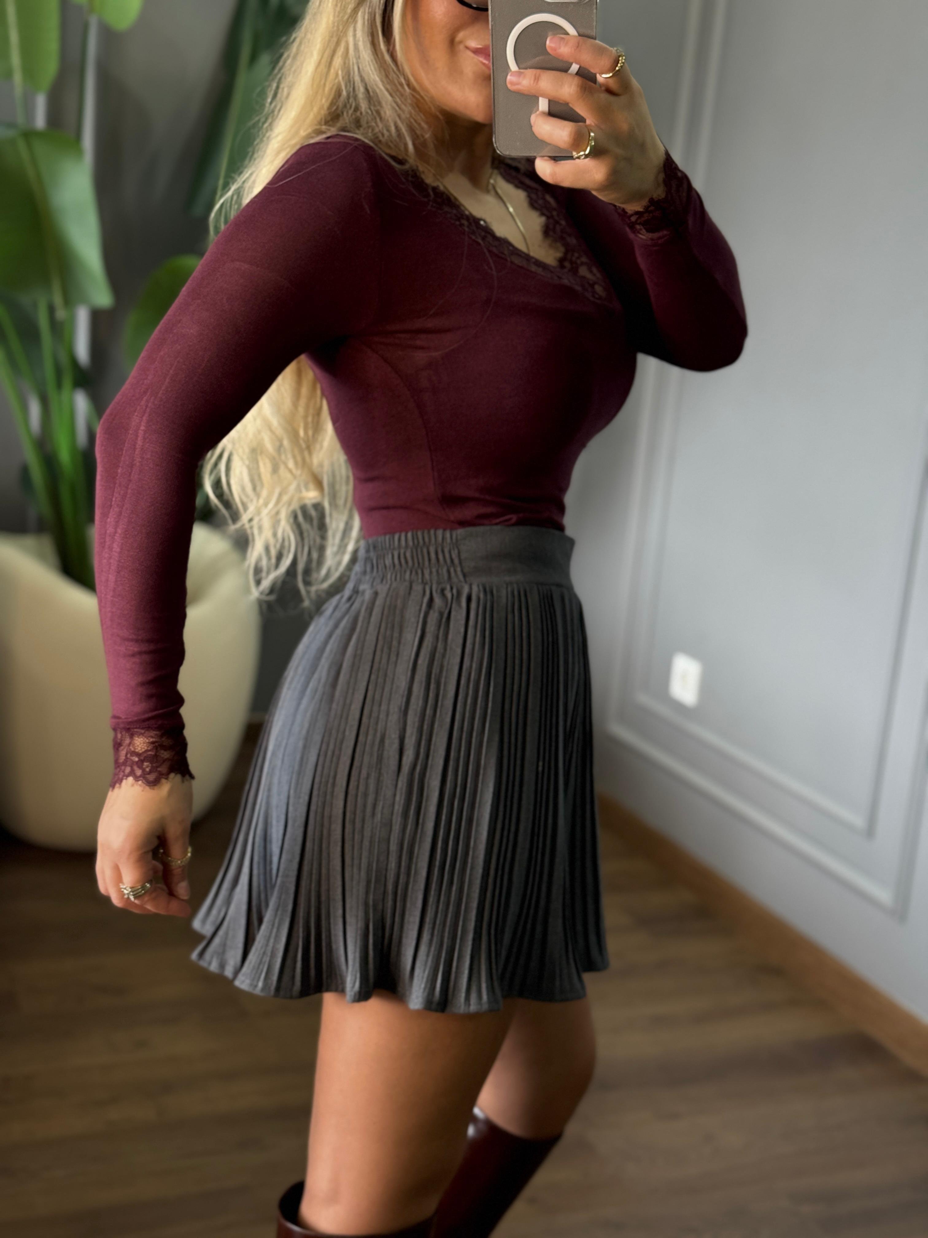 PİLELİ ŞORT ETEK