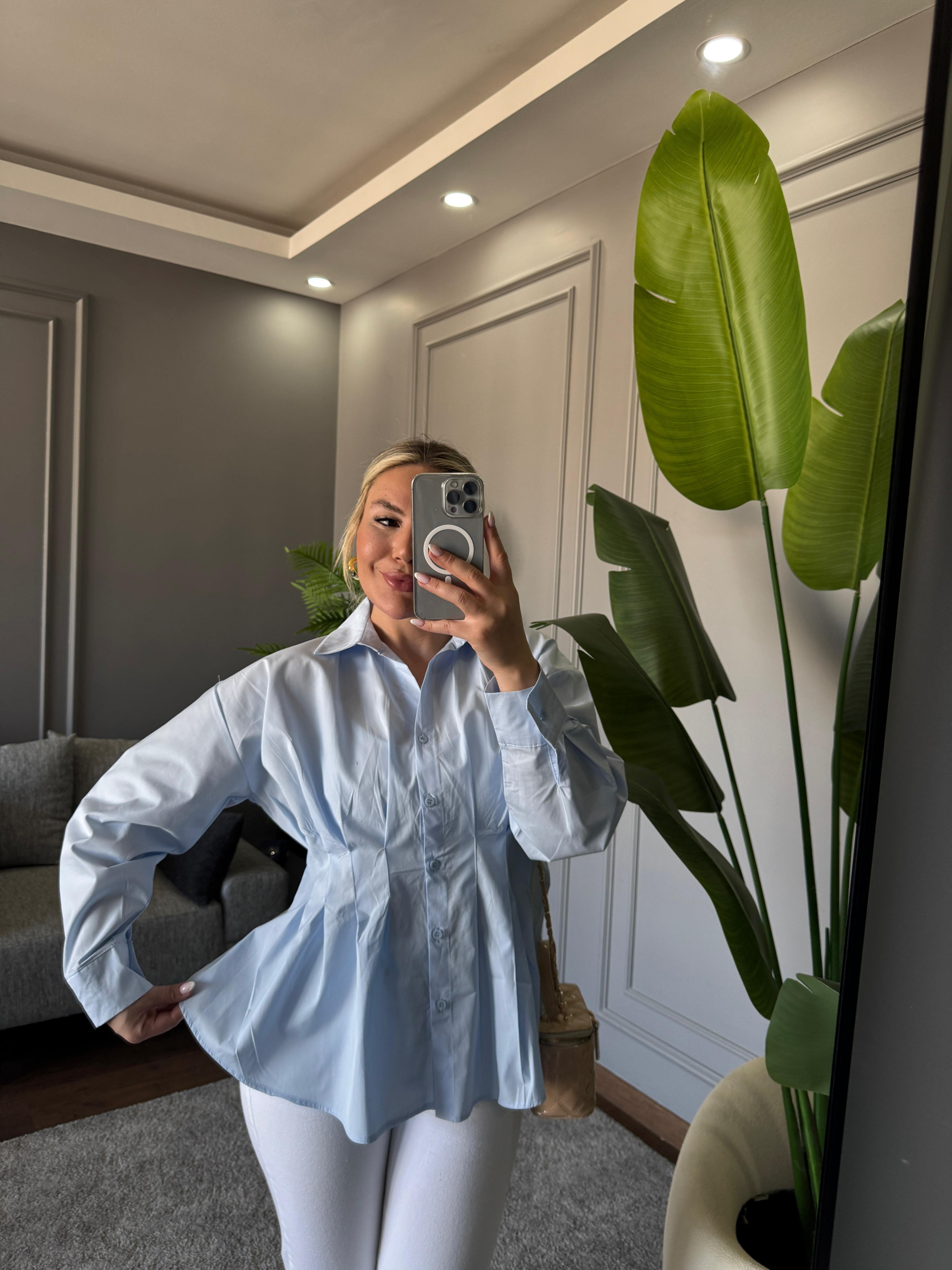 POPLİN KUMAŞ GÖMLEK