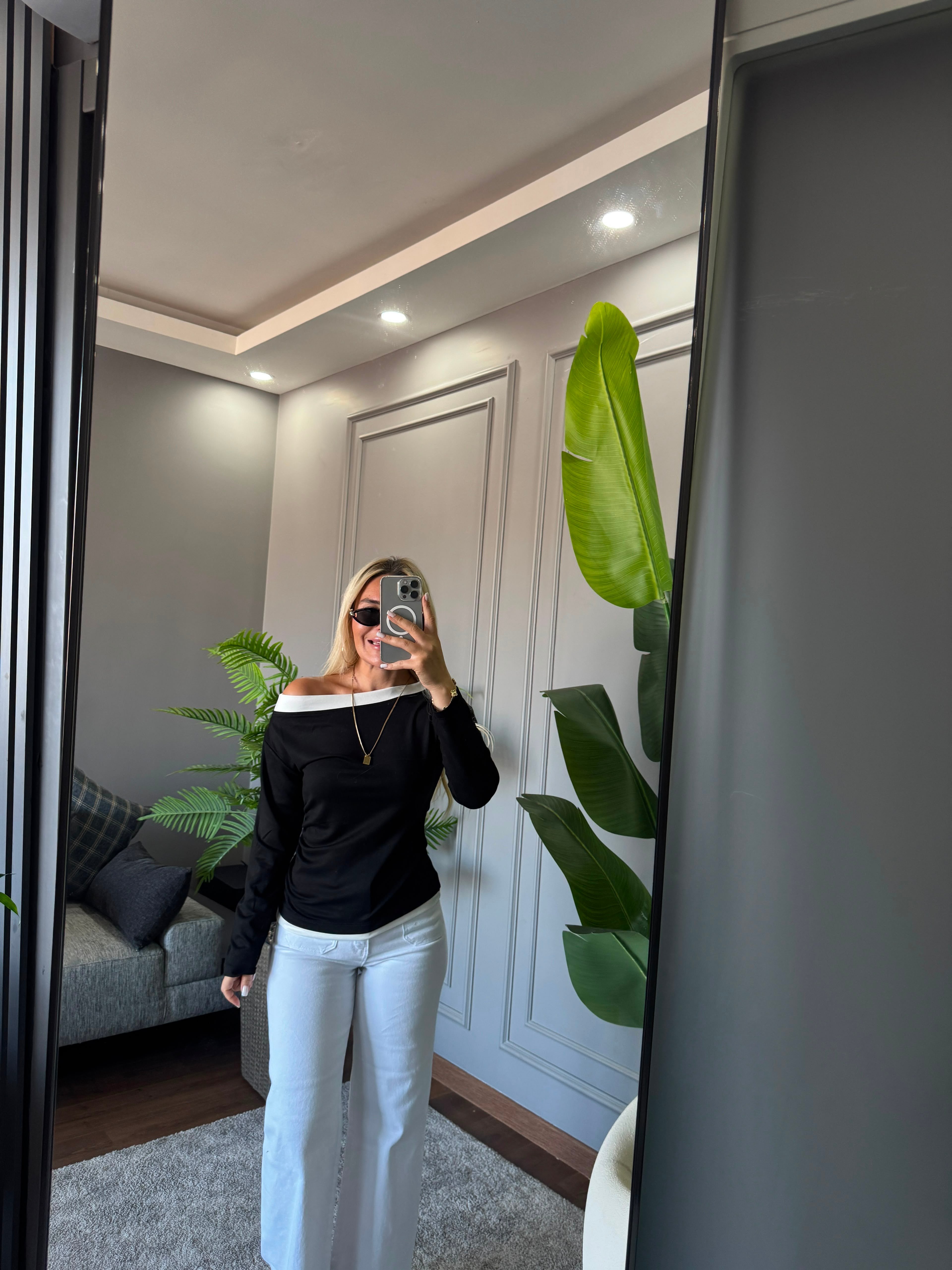 ŞERİTLİ BLUZ