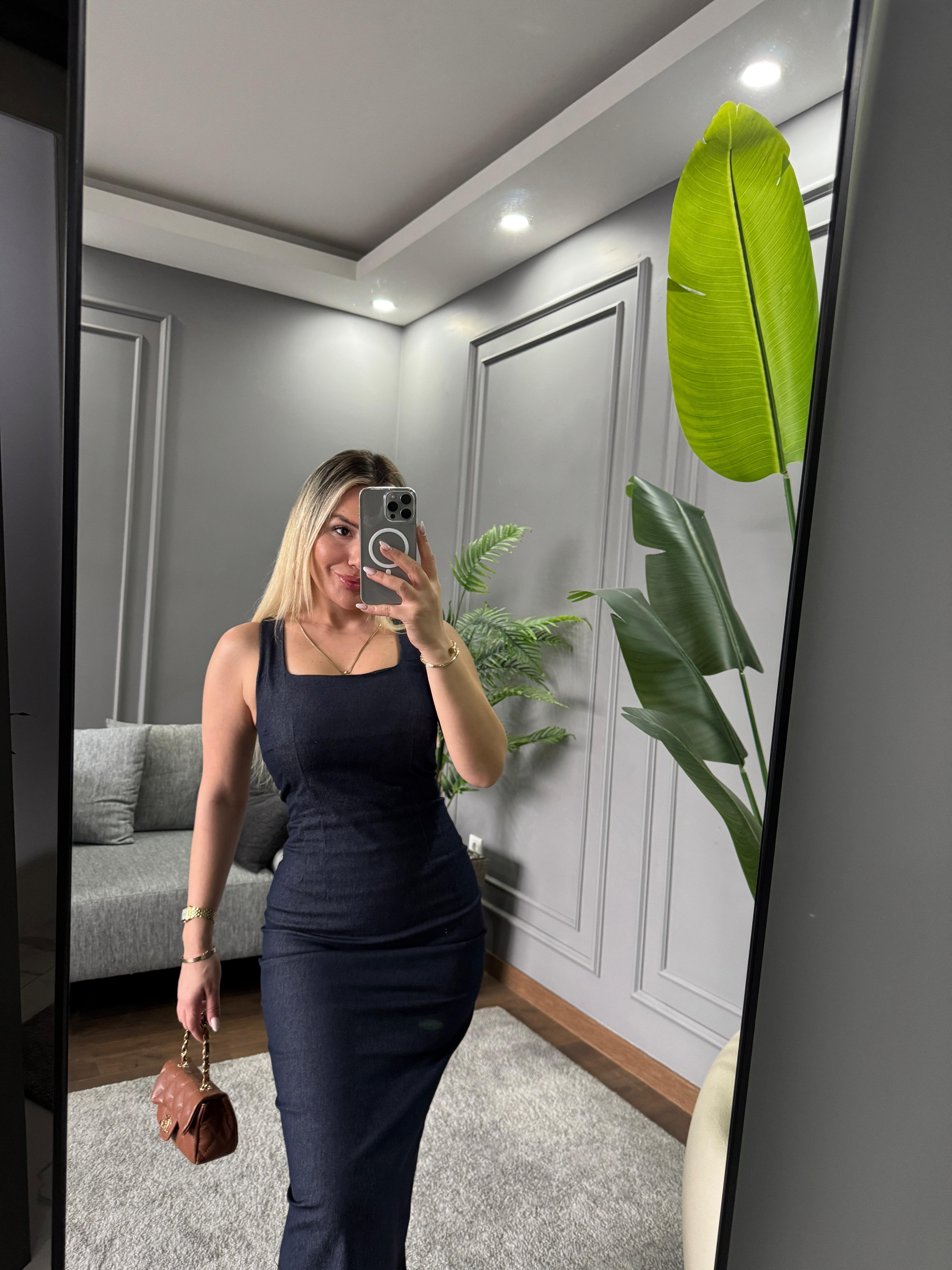 UZUN KOT ELBİSE 