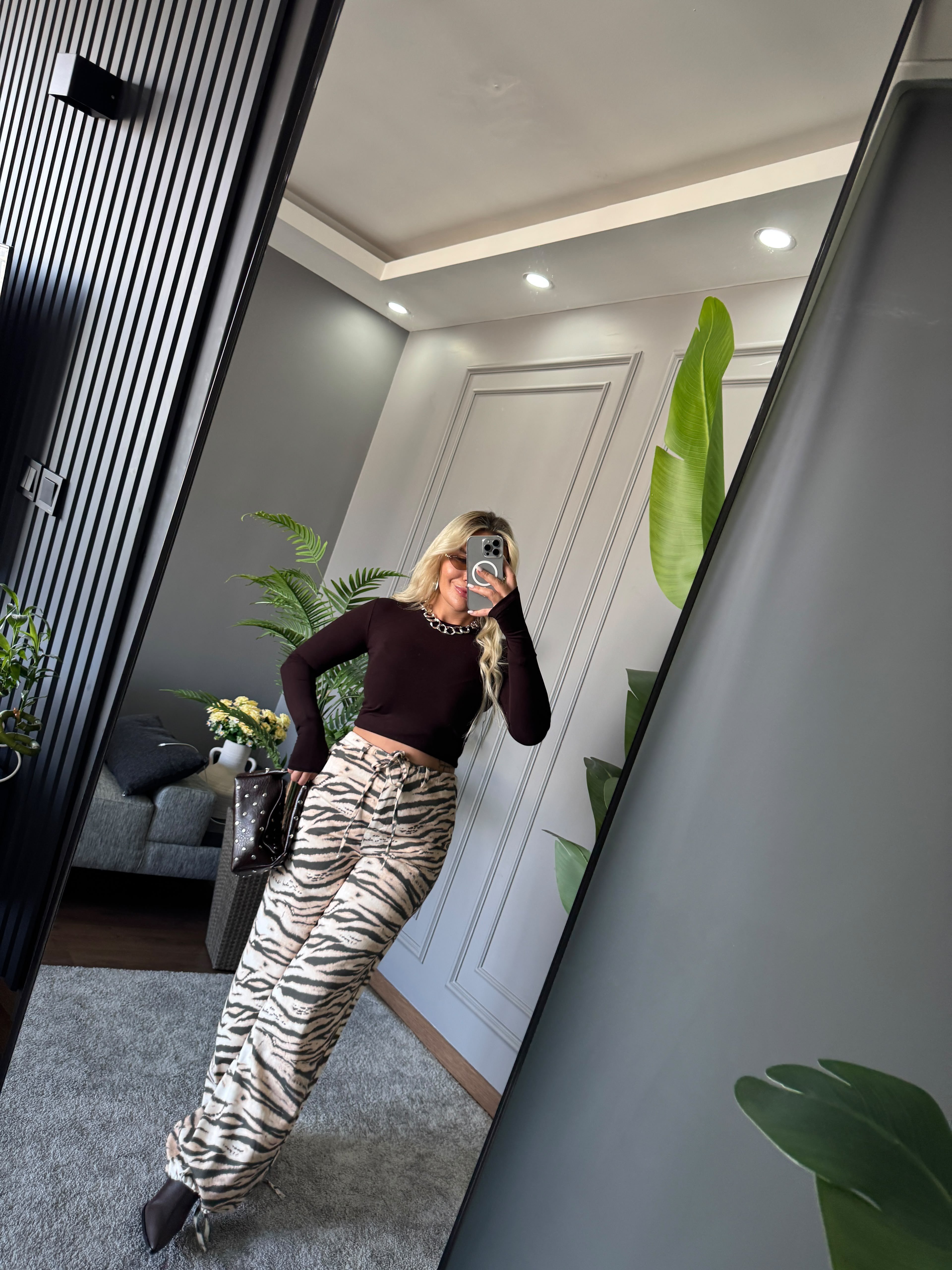 ZEBRA DESEN PANTOLON