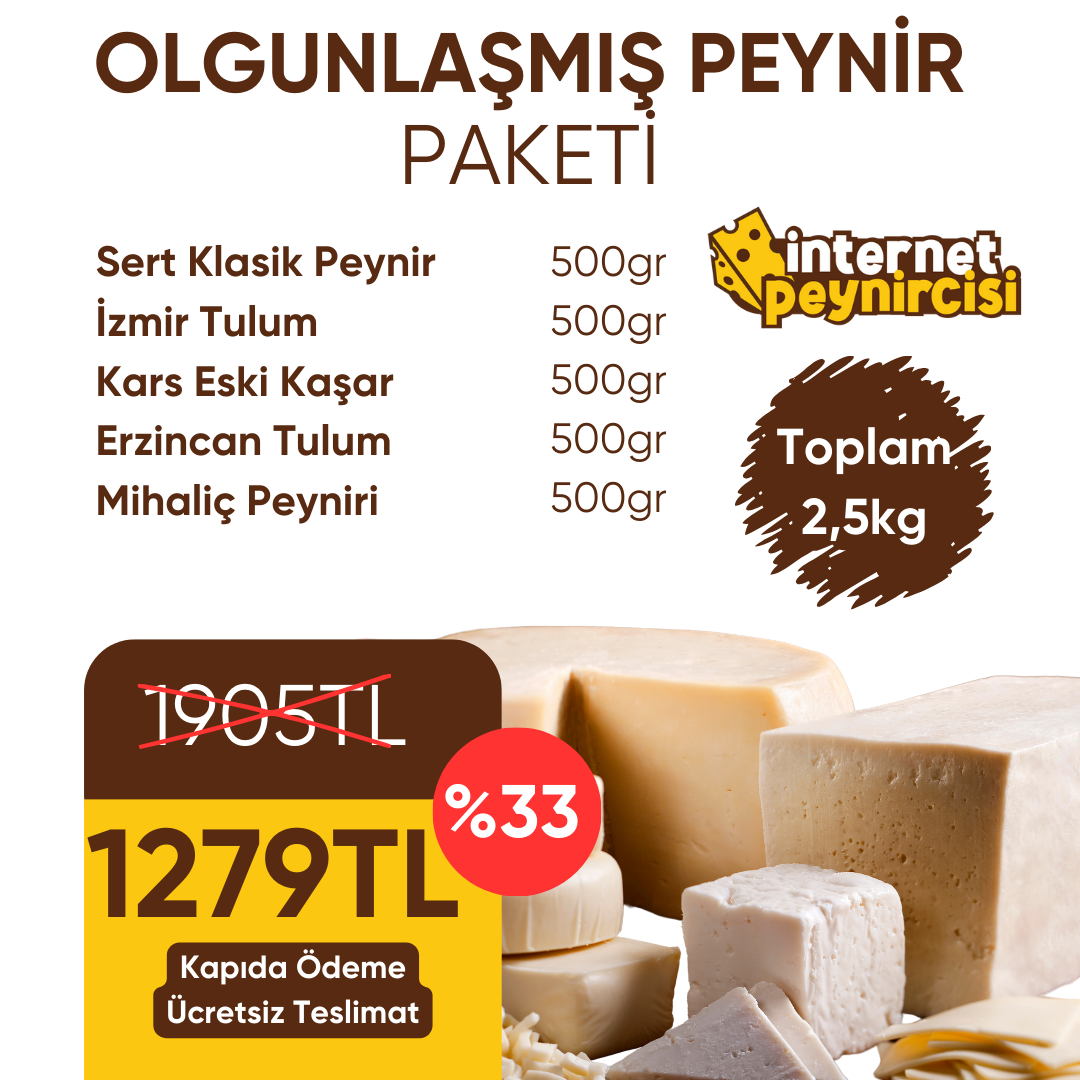 Olgunlaşmış Peynir Paketi