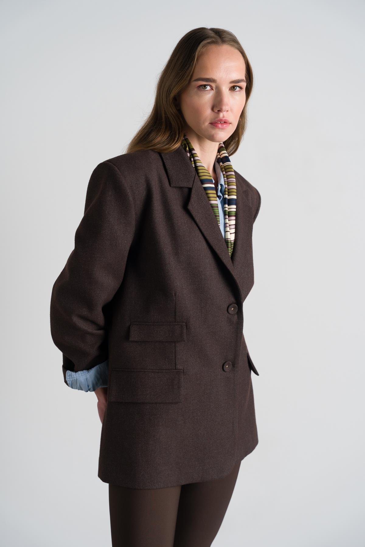 Kaşe Blazer Ceket