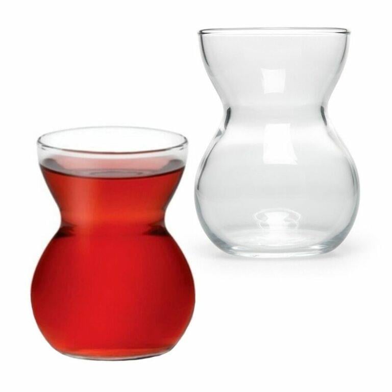 Bee Home & Dekor-Paşabahçe Dantel Çay Bardağı 6lı