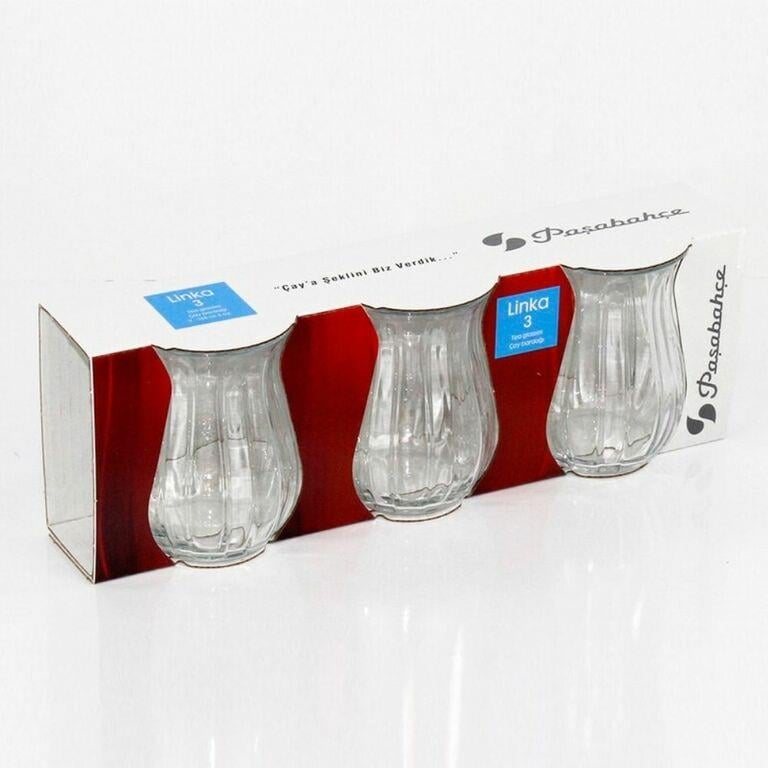 Bee Home & Dekor-Paşabahçe Linka Çay Bardağı 3lü