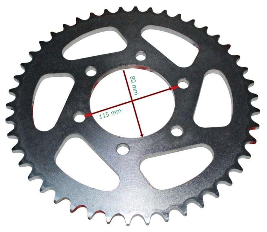 Cf Moto NK 650 Arka Zincir Teker Dişlisi 520*46T