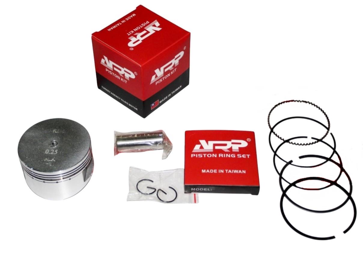 SYM HD 200 - HD 200 İE EVO - JOYRİDE 200 - JOYRİDE 200 İE EVO - ATV 200 PİSTON KİT 62.00 ARP