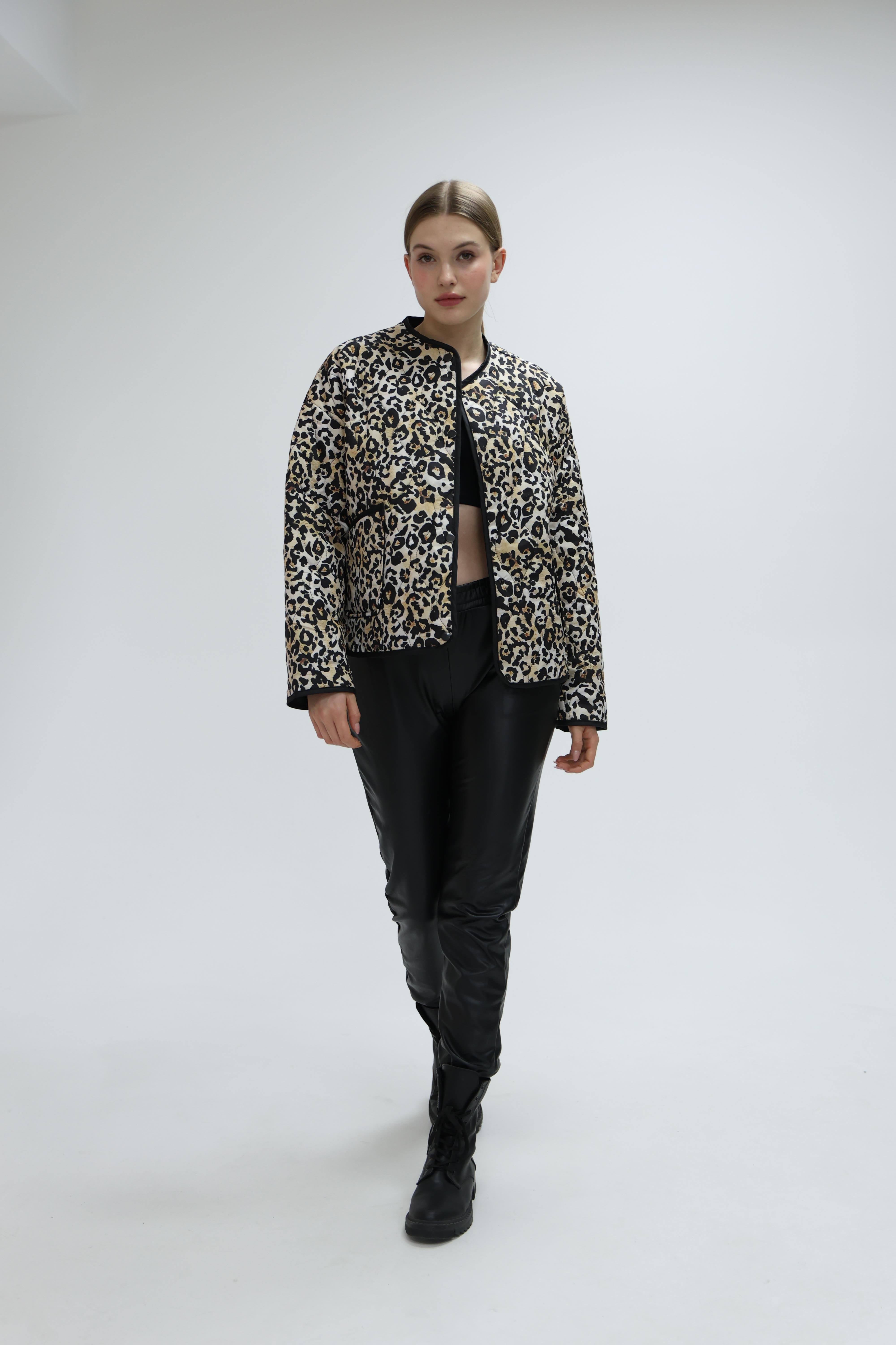 diğer LEOPARD CEKET SİYAH
