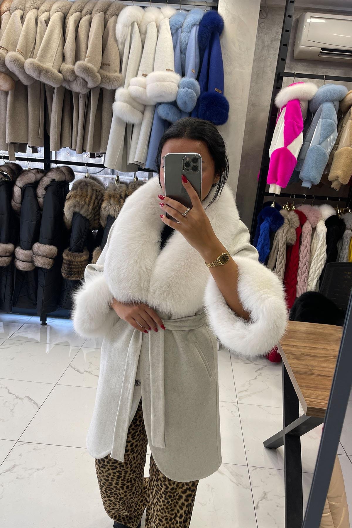 Beyaz/Melanj Alpaca