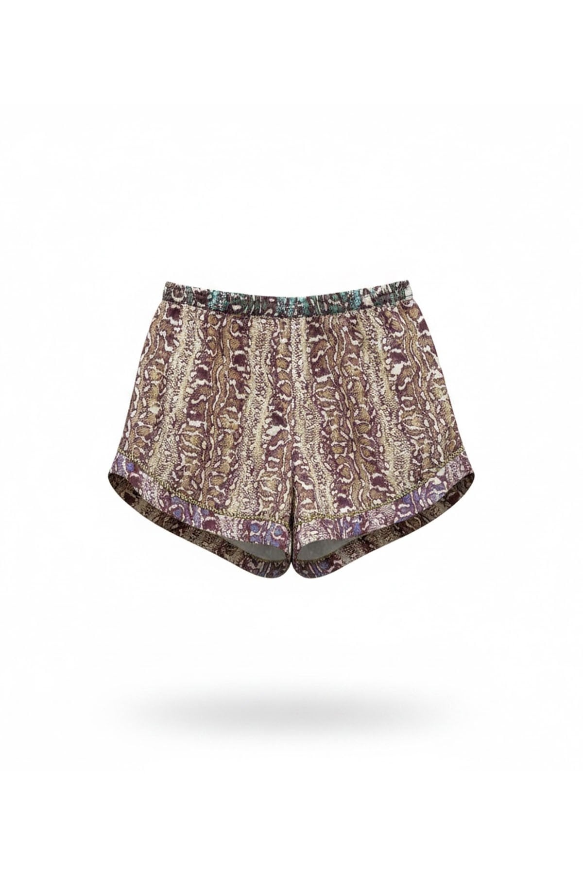 Çok Renkli Animal Print Desenli Takım