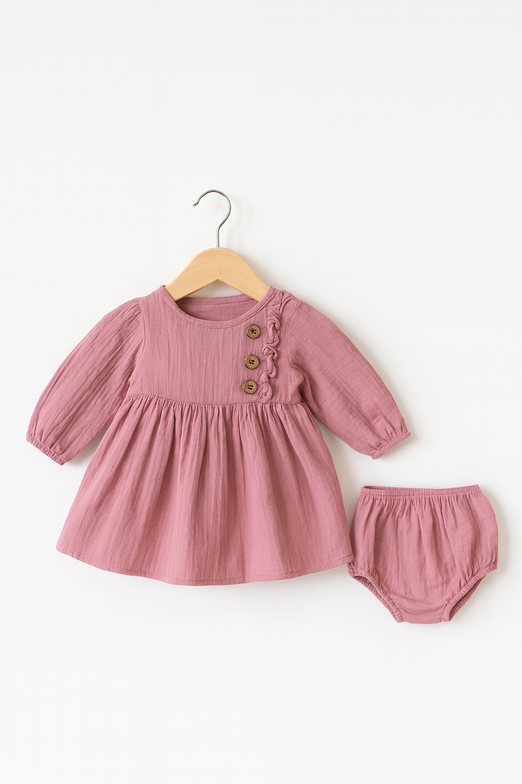 AD23261.Kız Bebek Elbise 3-6/6-9/9-12/18-24 AY