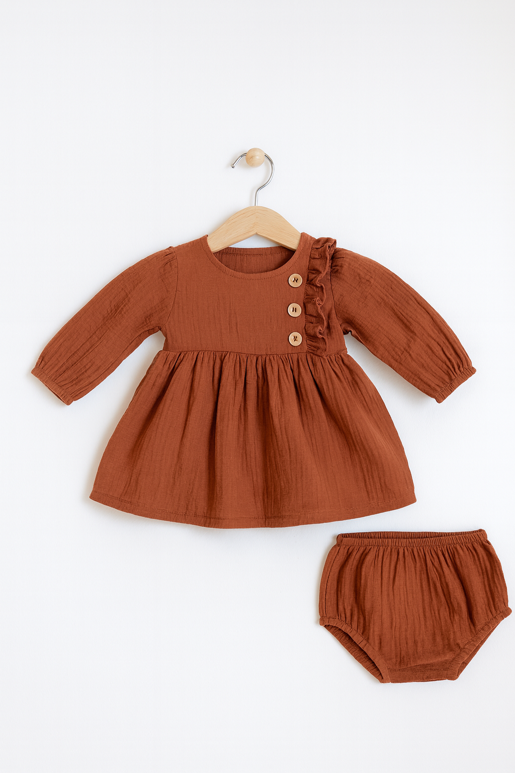 AD23261.Kız Bebek Elbise 3-6/6-9/9-12/18-24 AY