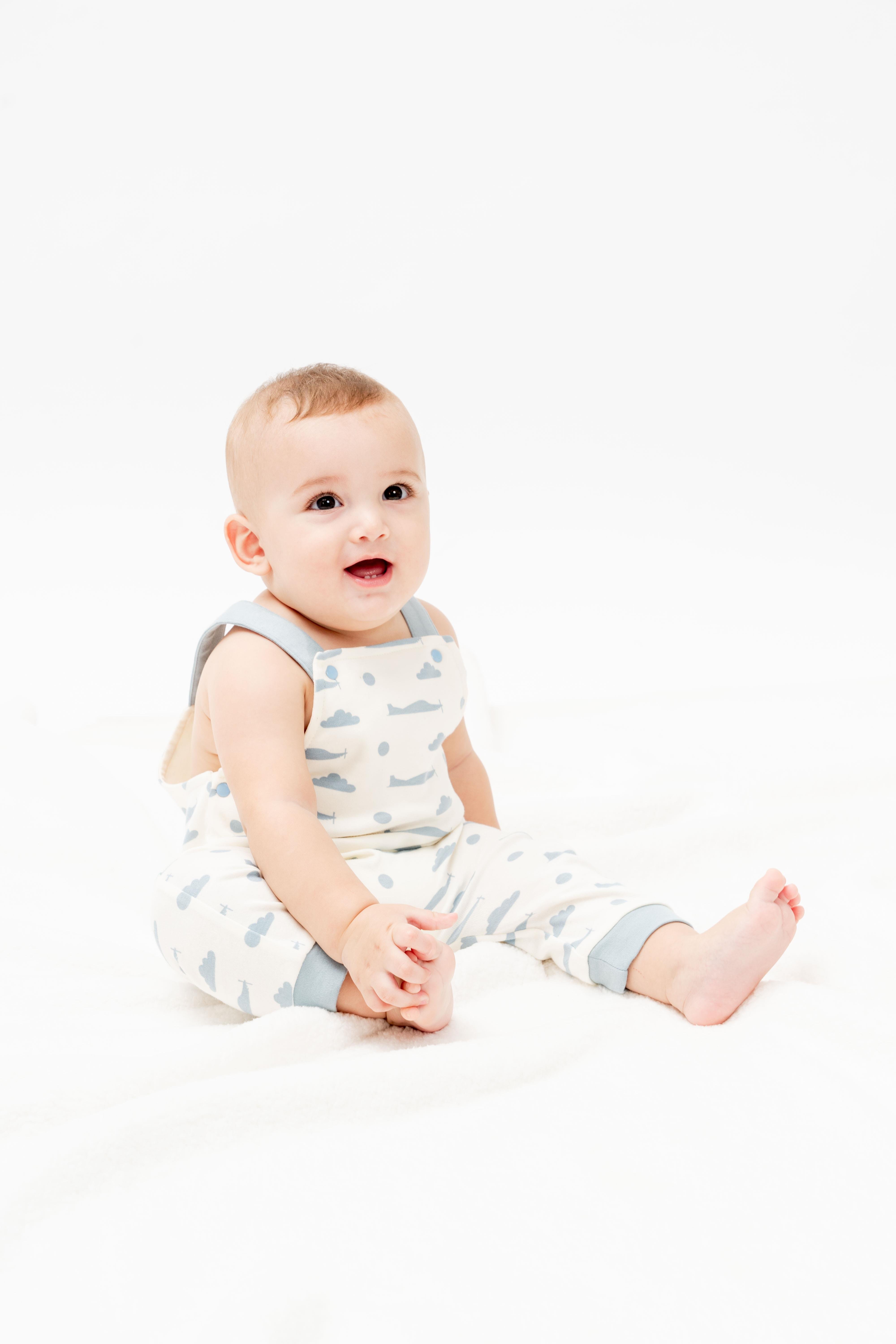 HÜRKUŞ İlk Uçuş %100 Organik Pamuk Bebek Salopet