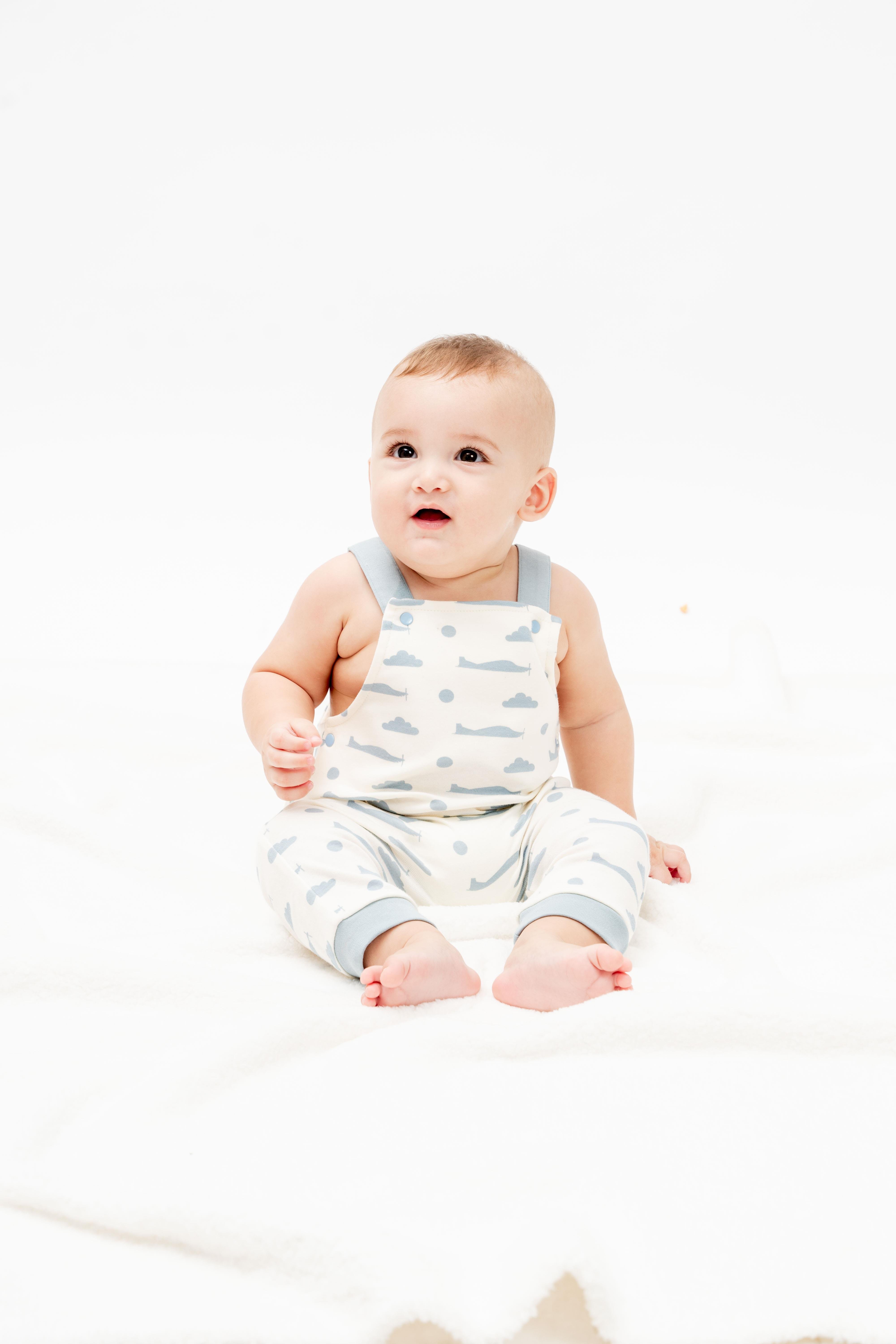 HÜRKUŞ İlk Uçuş %100 Organik Pamuk Bebek Salopet