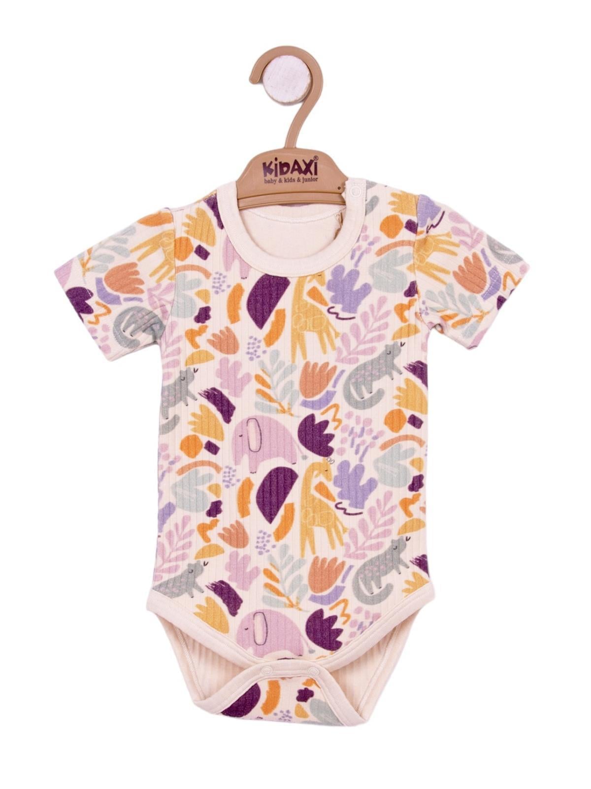 KD43088.Kaşkorse Çıtçıtlı Body 3-6/6-9/9-12/18-24AY