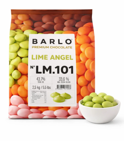 Barlo Premium Lime Angel Limonlu Pul Çikolata 2.5 KG