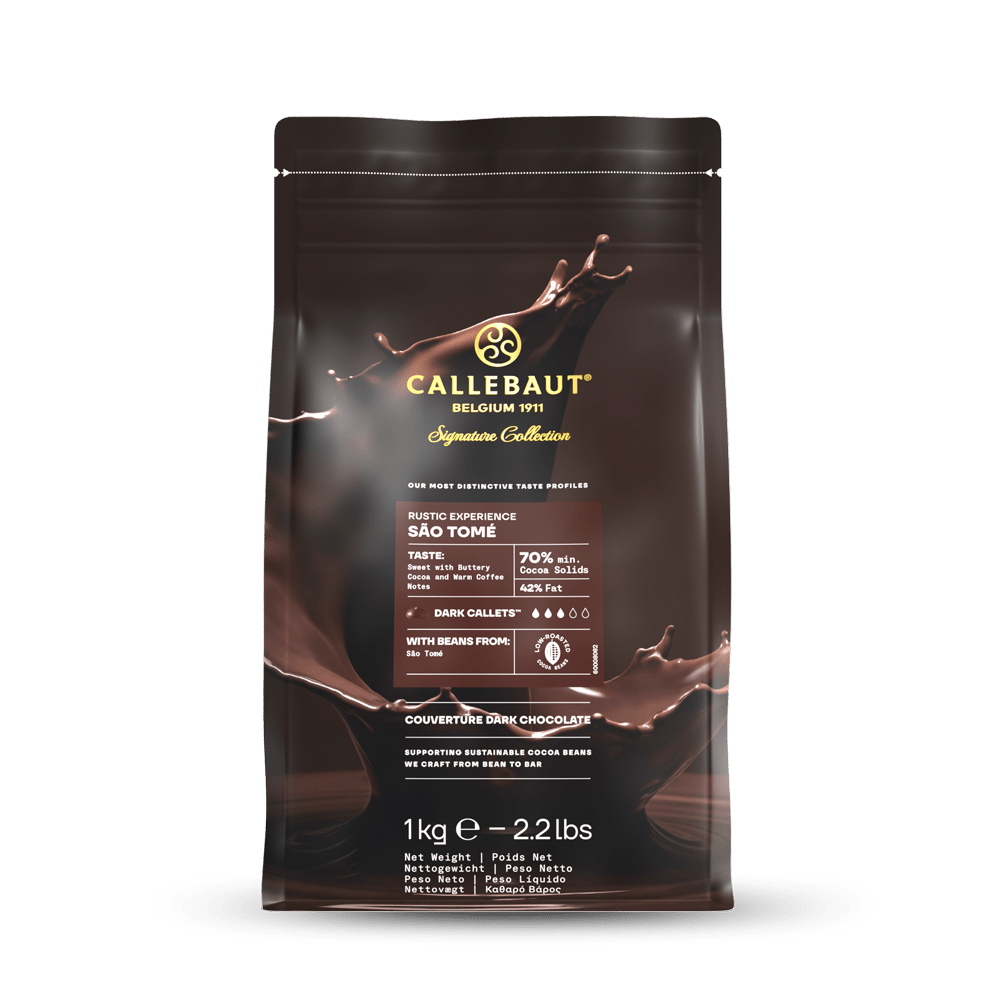 Callebaut Signature Collection - Özel Seri - Dark Origin Chocolate - Rustic São Tomé - 1kg - Drop