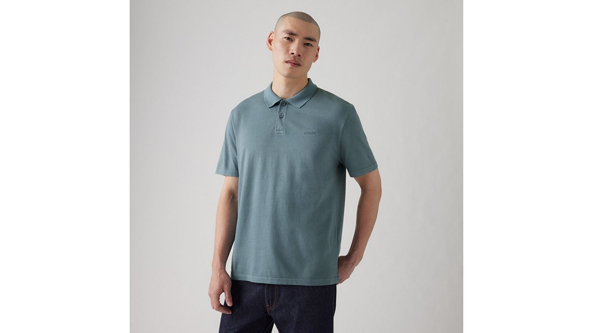 AUTHENTIC POLO GARMENT DYE STEAM BLUE GMAVİ