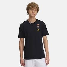 Erkek UA 60/40S Evol Logo T-shirtSİYAH