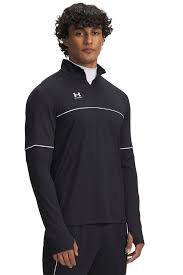 Erkek UA Challenger Antrenman 1/4 Fermuarlı SweatshirtSİYAH