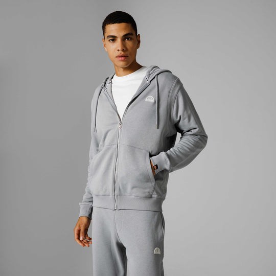 FERMUARLI KAPÜŞONLU SWEATSHIRTGri