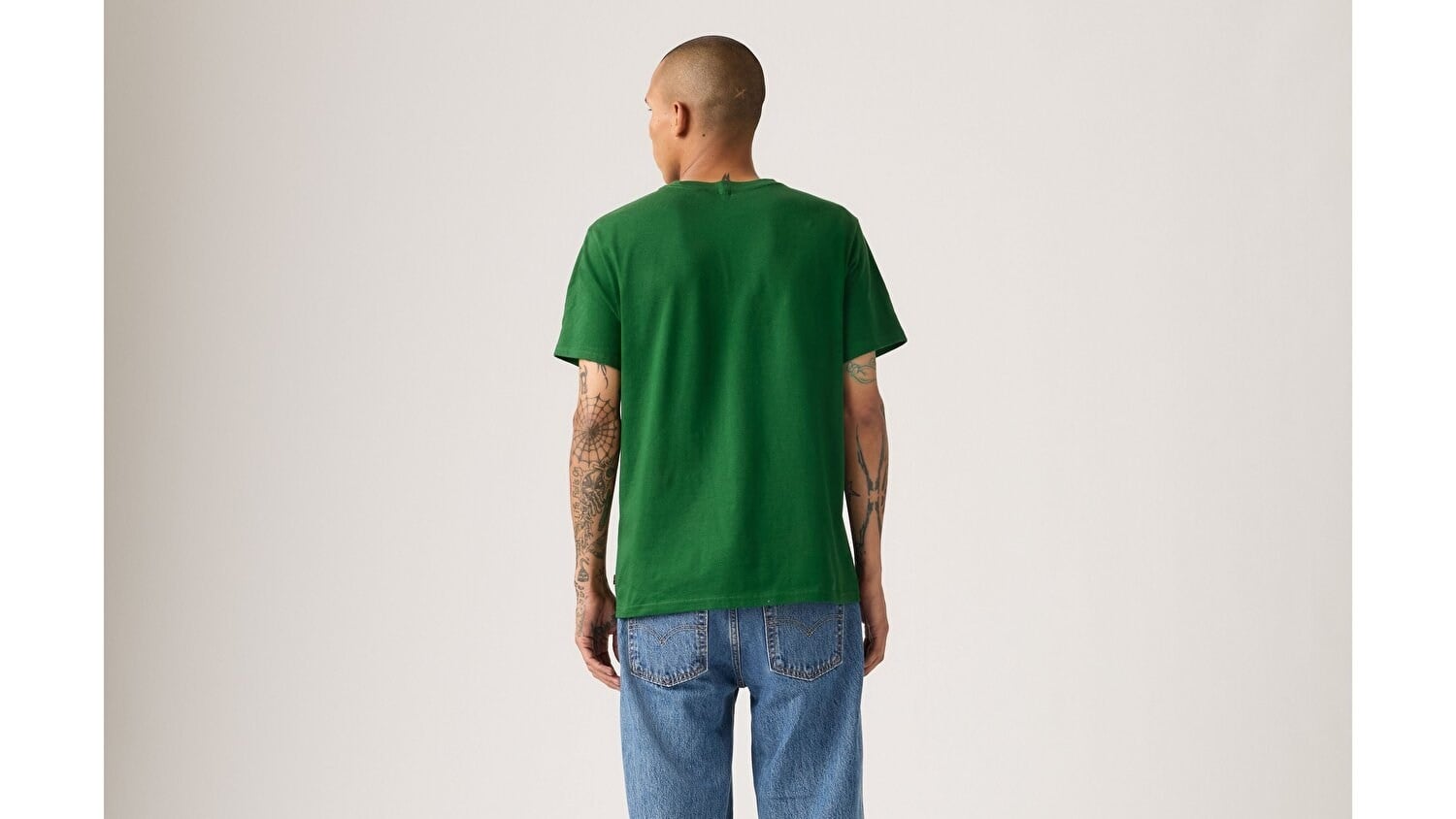 LEVİS RELAXED FIT SCRIPT EDEN T-SHIRTYeşil