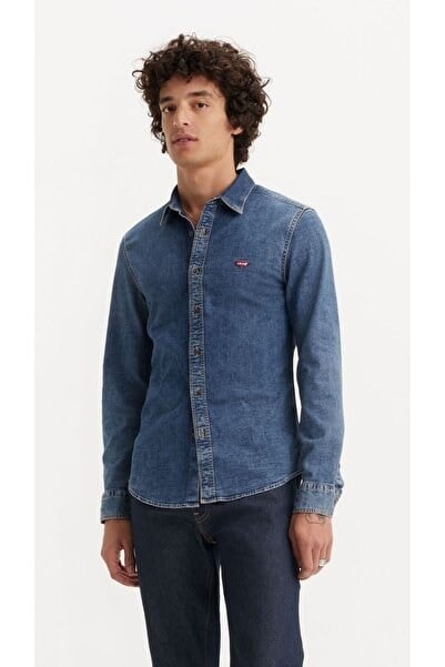 LS BATERY  HM SHIRT SLIM TRINITYLACİVERT
