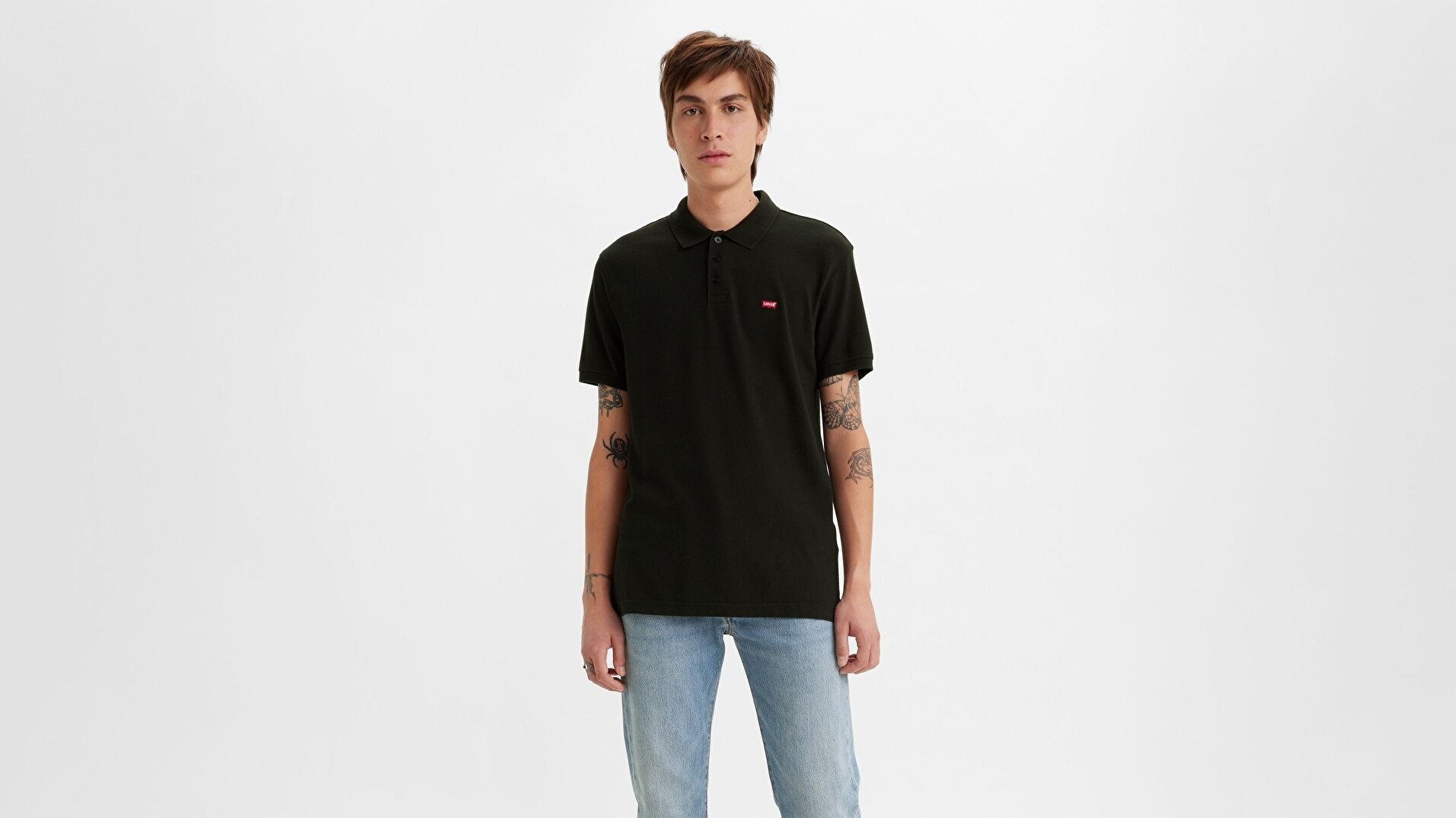 LSE_LEVIS HM POLO OUTLE MINERAL BLACKSİYAH