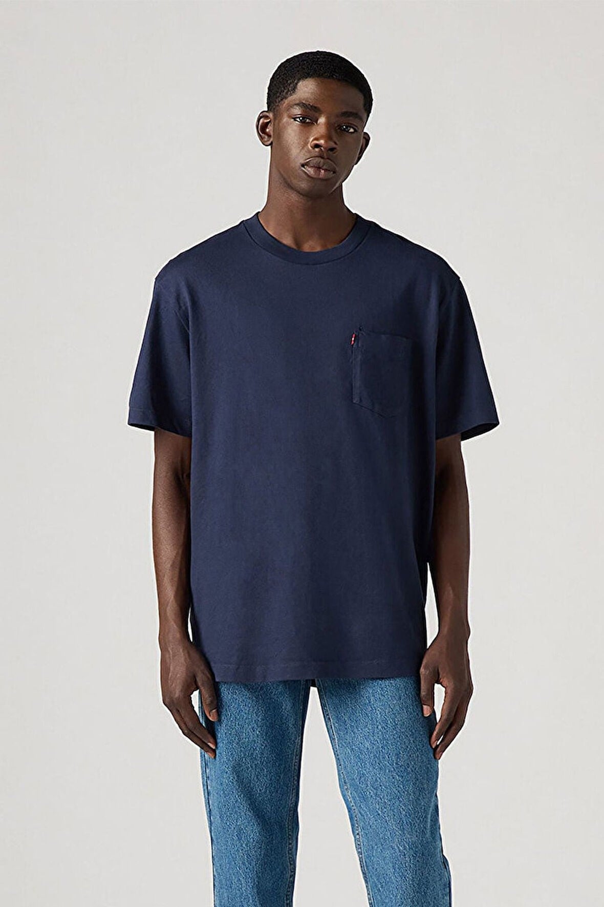 THE HW POCKET TEE TR NAVY BLAZERMAVİ