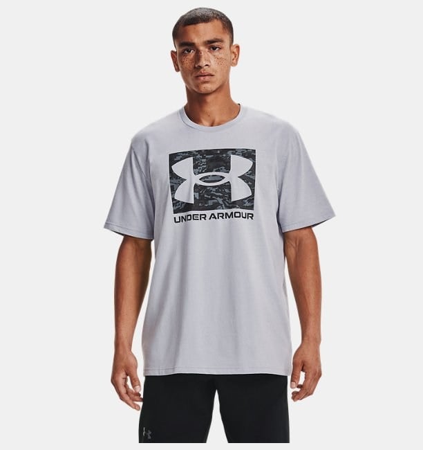 UA ABC CAMO BOXED GRİ TİŞÖRTGri