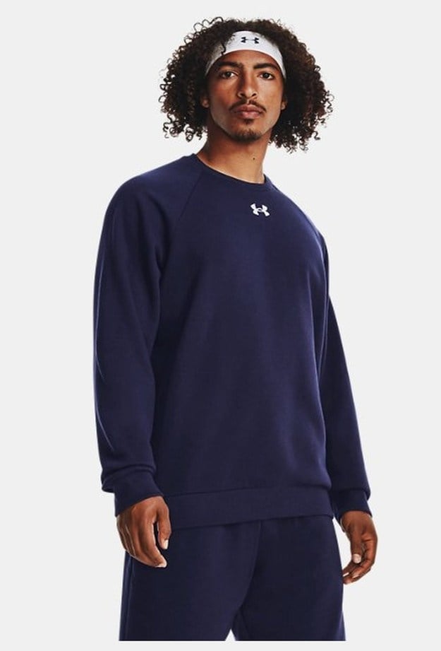 UA Rival Fleece CrewLacivert
