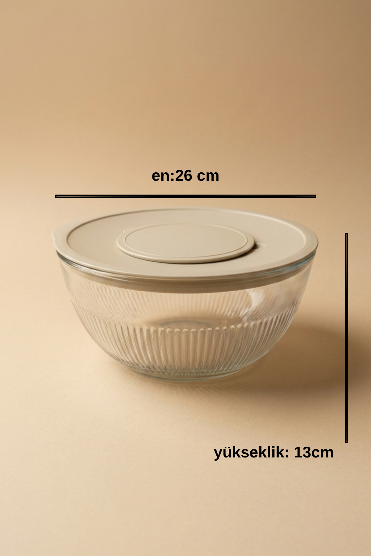 Çok Amaçlı Mikser Cam Karıştırma Kabı 5000 ML