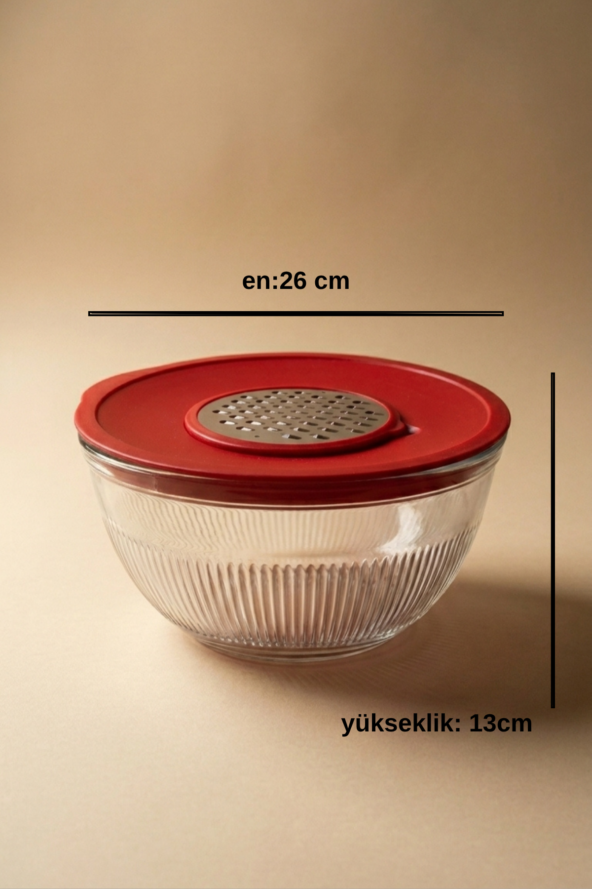 Çok Amaçlı Rende ve Mikser Cam Karıştırma Kabı 5000 ML