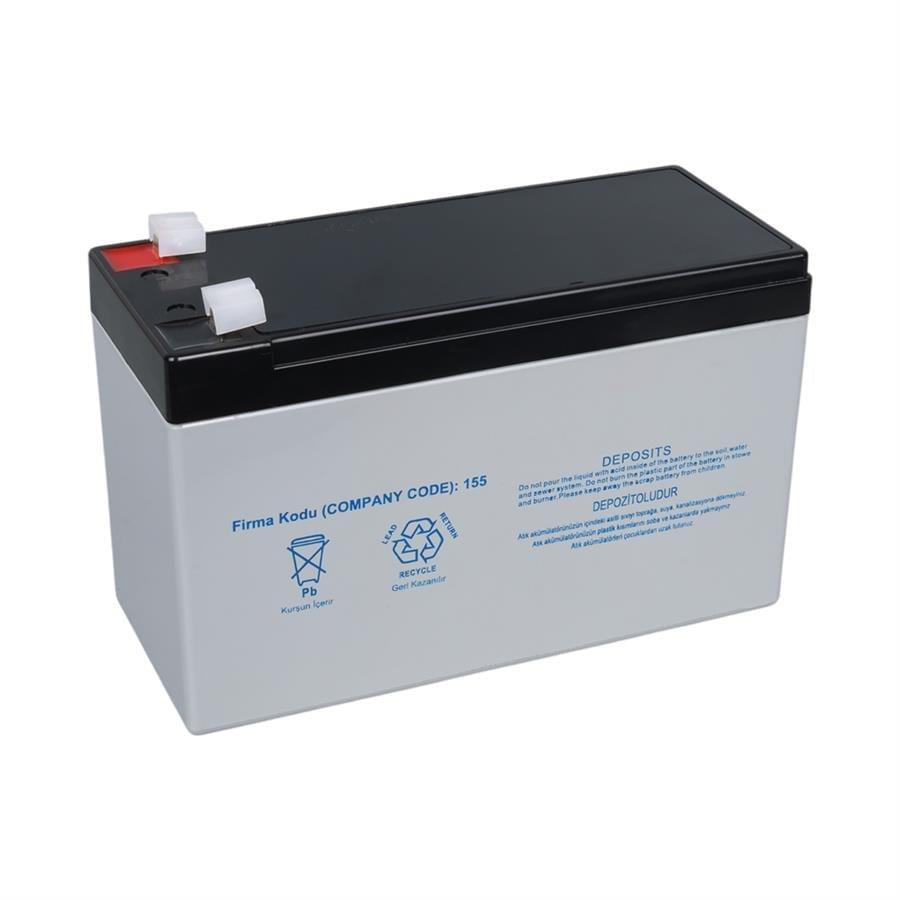 12 Volt 7 Amper Akü (150x65x90 mm)