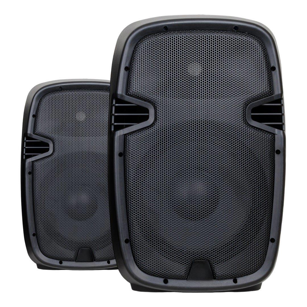 25 Cm 10 Inç Amfili Hoparlör Kabini Seti - 400 WATT - 2 X10