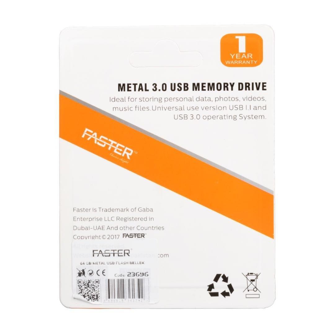 64 Gb Metal USB Flash Bellek