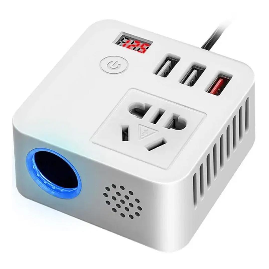 Çok Fonksiyonlu Usb Araç İnvertörü 12V/24V 220V