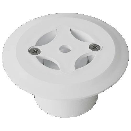 Debi Ayarlı Tabandan Besleme Nozulu - 50mm - Beyaz