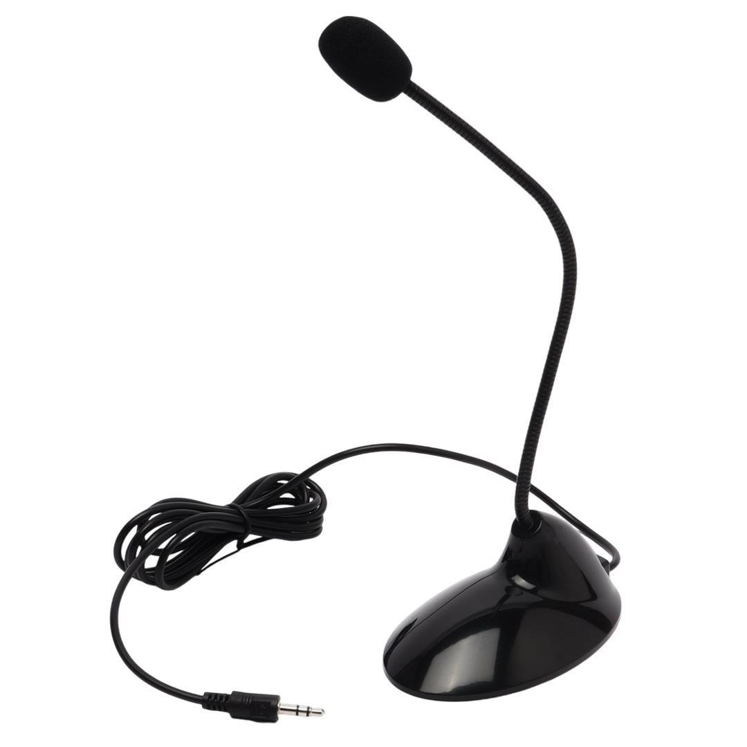 Masaüstü Bilgisayar Mikrofonu 3.5 mm Jacklı 1.8 Metre Kablolu Süngerli