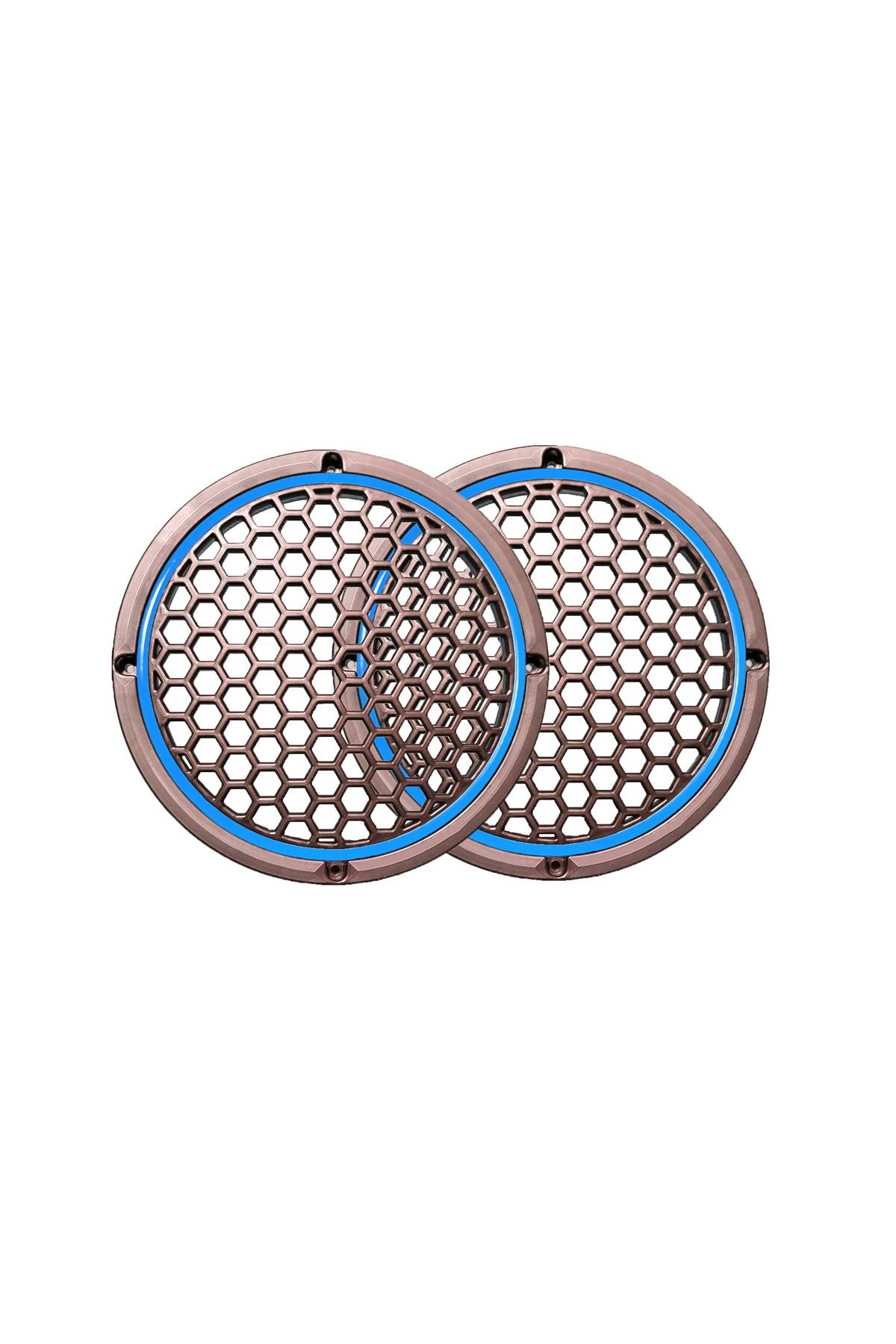 Neon Işıklı 20 cm Hoparlör ve Midrange Kapağı - 2 Adet - Mavi