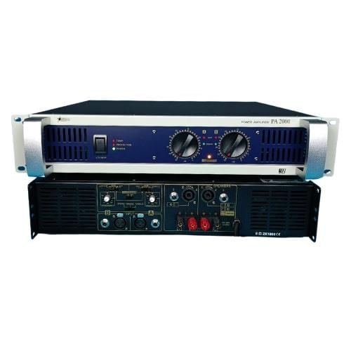PA 2000 - 2 kanal 2U Power Amfi - 2x1000 WATT