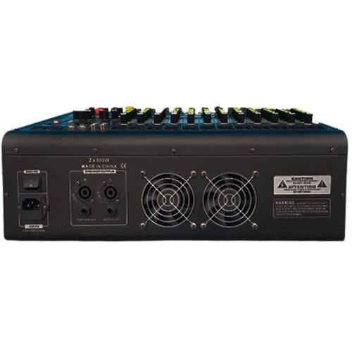 PM-12B1200 - 12 kanal 99 DSP Effect Power Mixer - 12 Mono + 1 AUX Giriş - 2x600 WATT