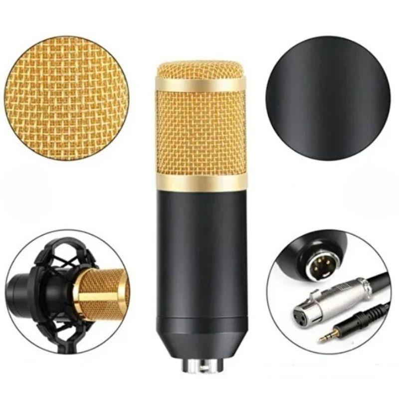 Profesyonel Stüdyo Kayıt Mikrofonu Youtuber Twitch Oyun Mikrofonu - 3.5mm jaklı