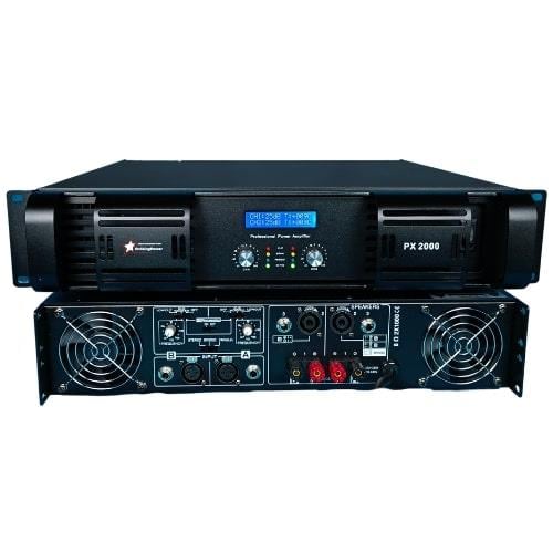 PX 2000 - 2 kanal 2U Power Amfi - 2x1000 WATT