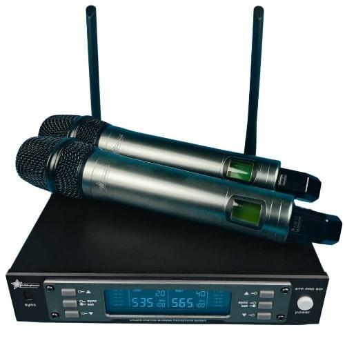 STP-PRO-601-EE - UHF Telsiz Mikrofon - 2 El - 2x99 Kanal