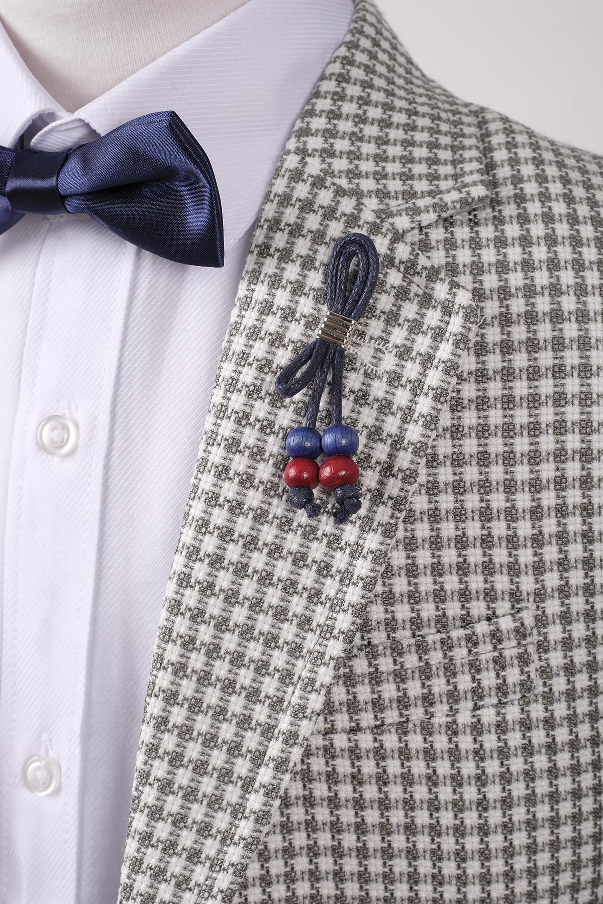 Doctor Junior Erkek Çocuk Slim Fit Tek Düğme Ceket